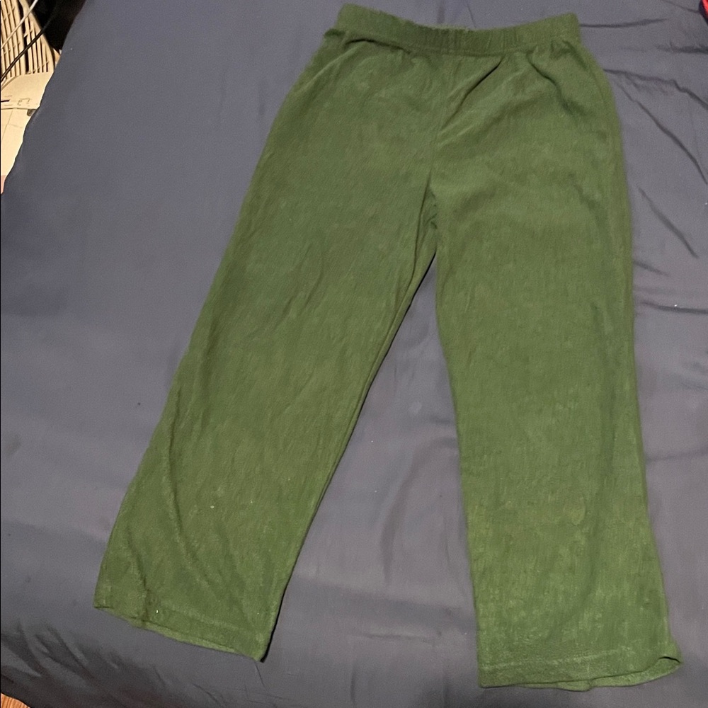Kids Green Sweatpants